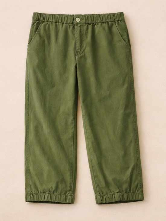 Pants - Womens Olive Green Casual Pants